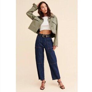 Edwin Bailee Worker Pant in Rinse, Size 30